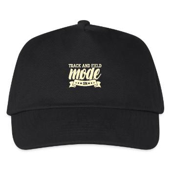 Track And Field Athletes Track & Field Mode On - Kids’ Baseball Cap - black - Front