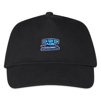 Ich bin ein Mann, ich kann Dinge schon vergessen - Kinder Basecap - Schwarz - Vorne