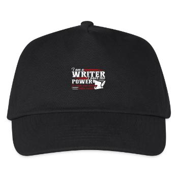 I Am A Writer - Kids’ Baseball Cap - black - Front
