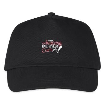 Hair Stylist Amazing Hair Stylist - Kids’ Baseball Cap - black - Front