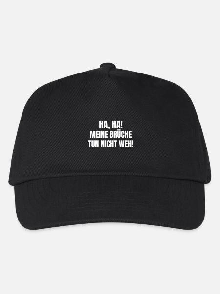 Meine Brüche in Mathematik tun nicht weh! - Kinder Basecap - Schwarz