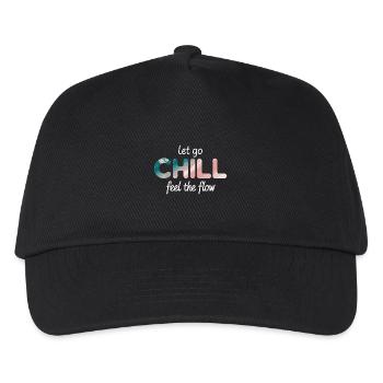Flow Shirt for Vacation & Vibes - Kids’ Baseball Cap - black - Front
