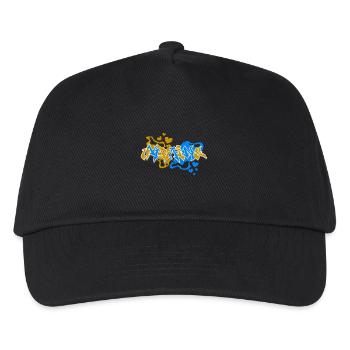 Ukraine Graffiti - Casquette de baseball Enfant - noir - Devant