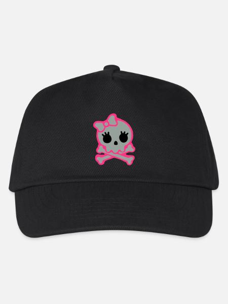 skull - Kinder Basecap - Schwarz