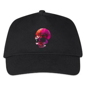 Skulls go hard - Kids’ Baseball Cap - black - Front