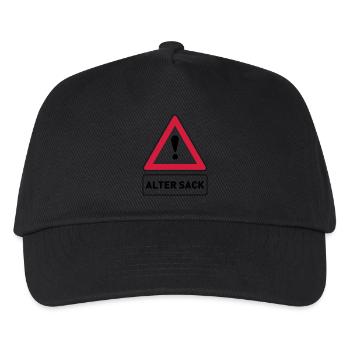 Alter Sack - Kinder Basecap - Schwarz - Vorne