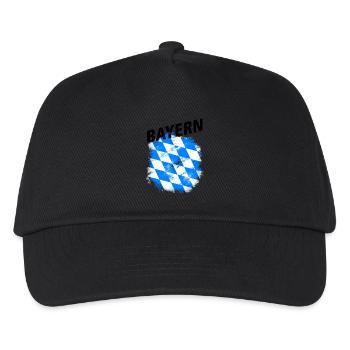 Bayern - Kinder Basecap - Schwarz - Vorne