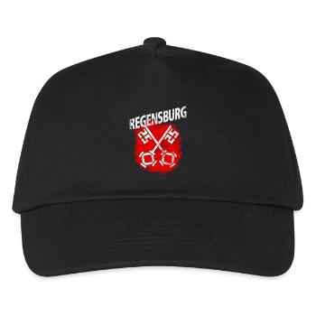 Regensburg - Kinder Basecap - Schwarz - Vorne