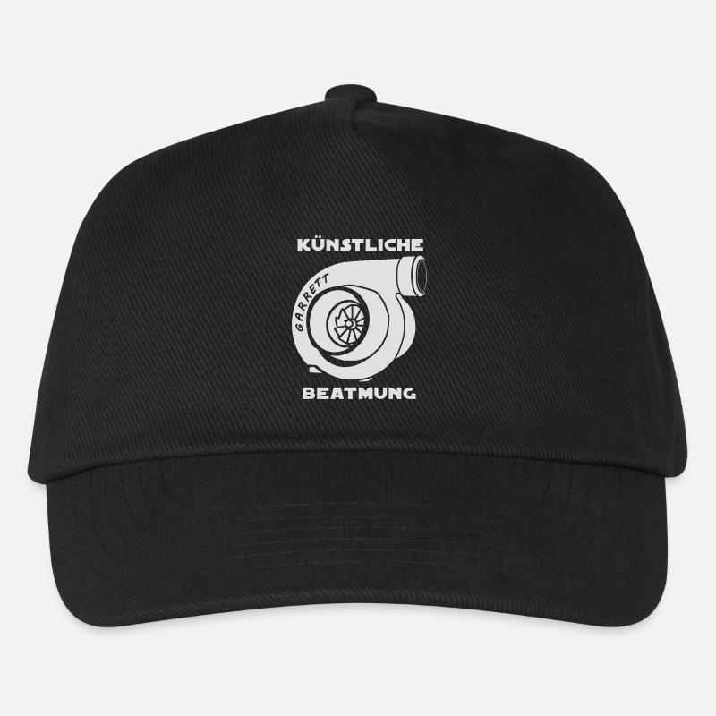 kuenstlBeatmung Turbolader - Kinder Basecap - Schwarz