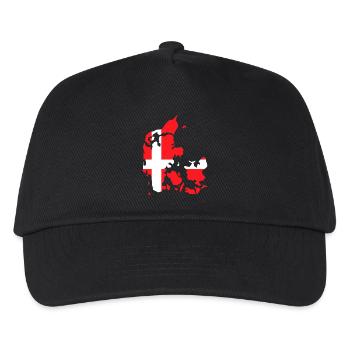 Denmark - Kids’ Baseball Cap - black - Front