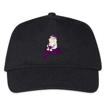 Moutons de tricotage - Moutons de tricotage - Casquette de baseball Enfant - noir - Devant