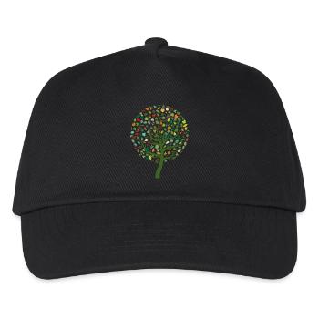Seasonal Leaves - Kids’ Baseball Cap - black - Front