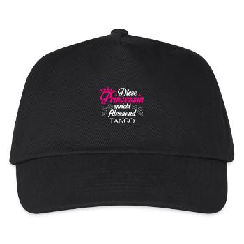 Tango - Prinzessin - Kinder Basecap - Schwarz - Vorne