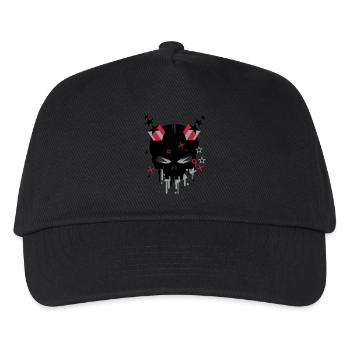 Cornes de diable - Casquette de baseball Enfant - noir - Devant