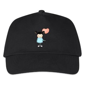 Marie - Kinder Basecap - Schwarz - Vorne