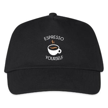 espresso vous-même - Casquette de baseball Enfant - noir - Devant