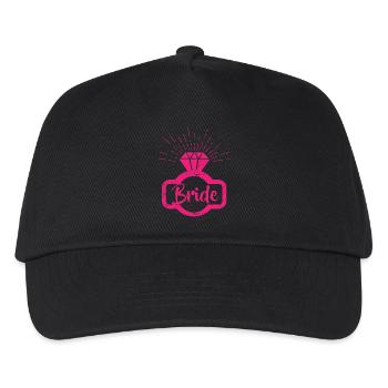 Bride pink grunge 1c - Kinder Basecap - Schwarz - Vorne