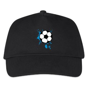 Soccer Splash 3c - Kids’ Baseball Cap - black - Front