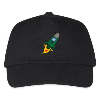 fusée - Casquette de baseball Enfant - noir - Devant