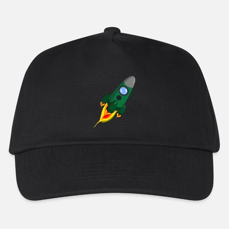 fusée - Casquette de baseball Enfant - noir