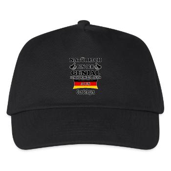Geschenk Genial komme aus Gardelegen - Kinder Basecap - Schwarz - Vorne