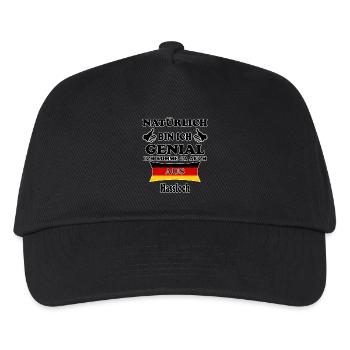 Geschenk Genial komme aus Hassloch - Kinder Basecap - Schwarz - Vorne