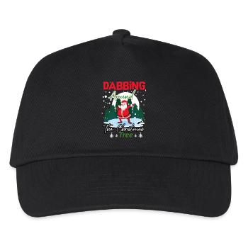 Dab Santa Geschenk Weihnachten Christmas Dabb - Kinder Basecap - Schwarz - Vorne