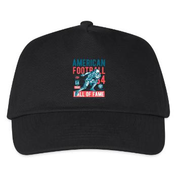 Football American Ball College Sports Touchdown USA - Casquette de baseball Enfant - noir - Devant