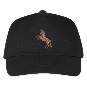 unicorn - Kinder Basecap - Schwarz - Vorne