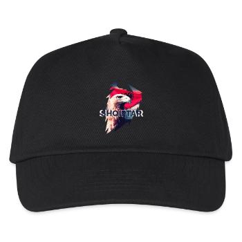 Design for Albanians - Shqiptar with Albanian Adle - Kids’ Baseball Cap - black - Front