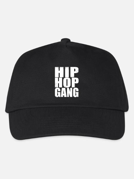 hip hop gang - Casquette de baseball Enfant - noir