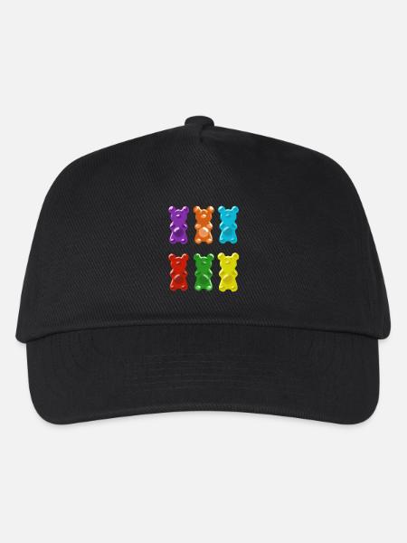 gummibärchen,bärchen,süß - Kinder Basecap - Schwarz
