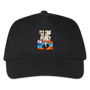It's time to get funky - Kinder Basecap - Schwarz - Vorne