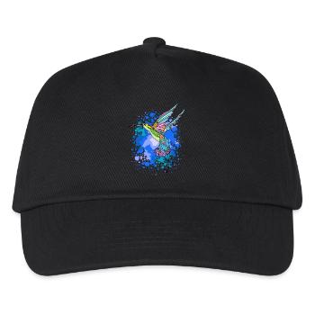 Humming-bird - Kids’ Baseball Cap - black - Front