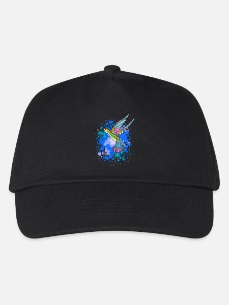 Kolibri - Kinder Basecap - Schwarz