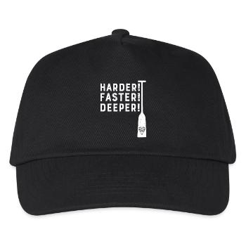 Dragon Boat Paddle durcisseurs! Plus vite! Plus profond! canoë - Casquette de baseball Enfant - noir - Devant
