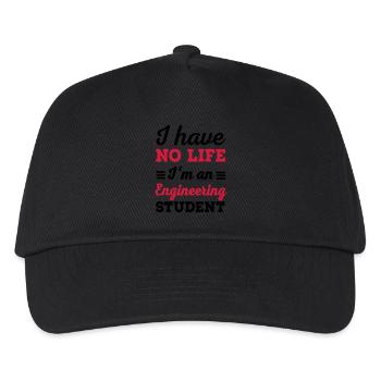 Ingenieur - Kinder Basecap - Schwarz - Vorne