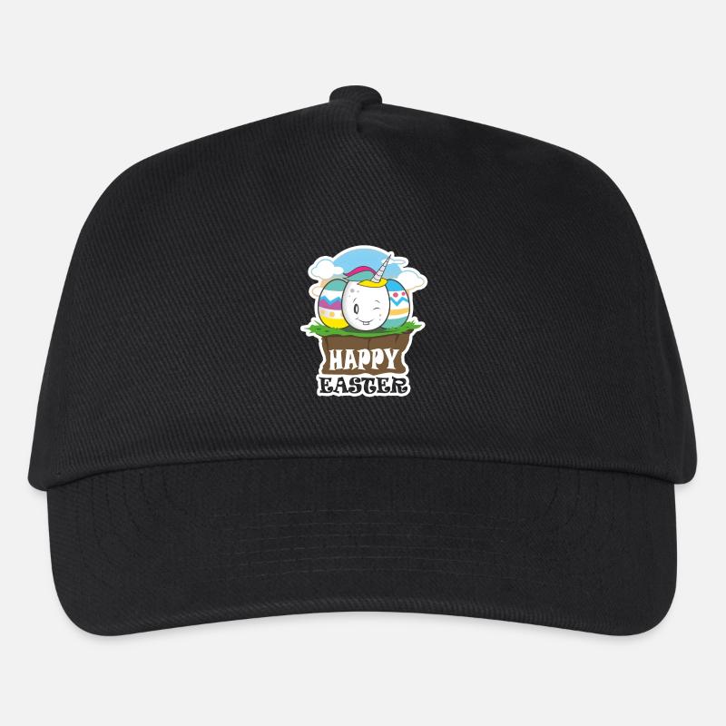 Ostei Licorne Pâques - Casquette de baseball Enfant - noir
