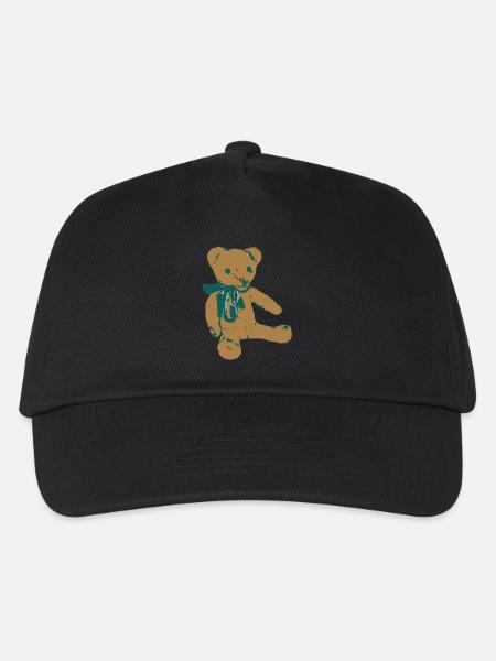 teddy bear teddy - Kids’ Baseball Cap - black