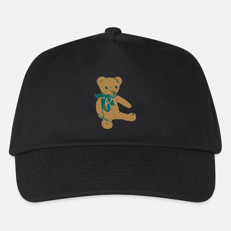 teddy bear teddy - Kids’ Baseball Cap - black