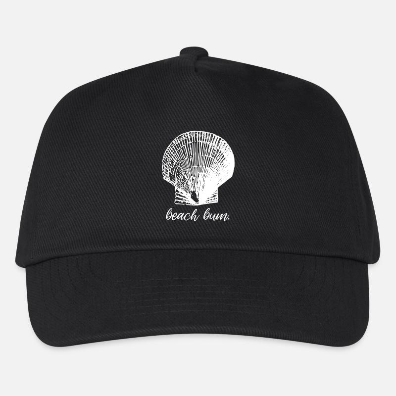 Beach Bum Shell - Mermaid - Kinder Basecap - Schwarz