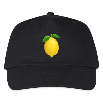 lemon - Kids’ Baseball Cap - black - Front
