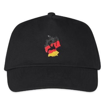 Germany football football fan - Kids’ Baseball Cap - black - Front