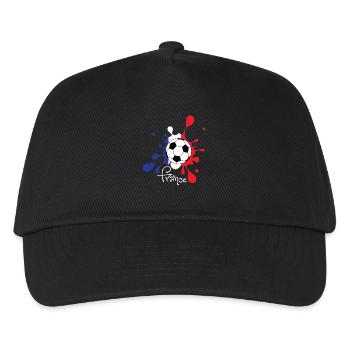 Fußball - France WM WM WM - Kinder Basecap - Schwarz - Vorne