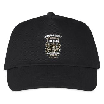 Hamburg Gangster - Kinder Basecap - Schwarz - Vorne
