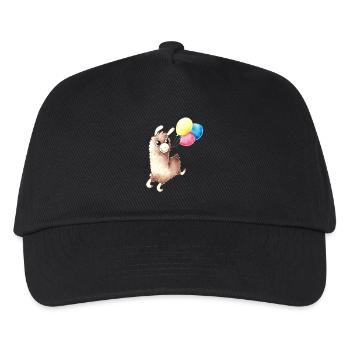 Birthday Alpaca - Kids’ Baseball Cap - black - Front