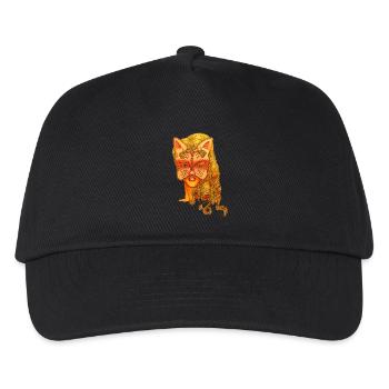 Venetian mask - Kids’ Baseball Cap - black - Front