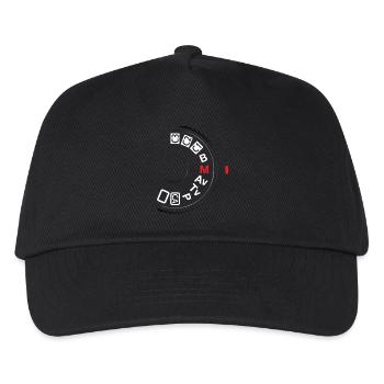 Shoot manual - Mediarena.com - Kids’ Baseball Cap - black - Front