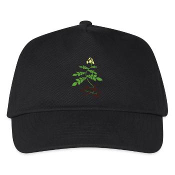 Vegan vegetarian animal welfare gift idea - Kids’ Baseball Cap - black - Front
