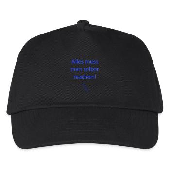Everything has to be done by myself - Kids’ Baseball Cap - black - Front